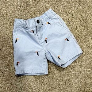Janie & Jack Toucan shorts size 6-12 months